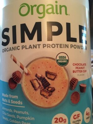 Orgain Simple Plant Protein Powder