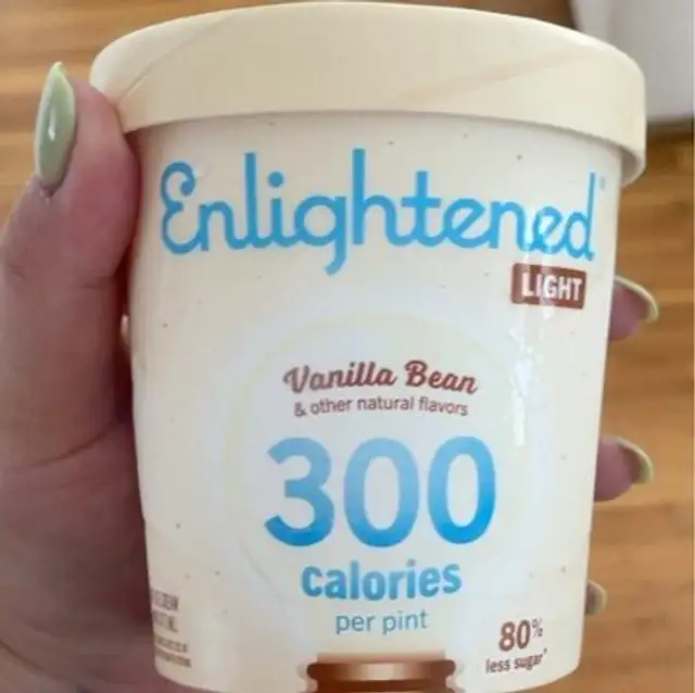 Low Fat Ice Cream front packaging