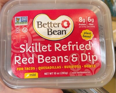 Skillet Refried Red Beans front packaging