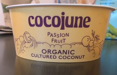 Organic passion Fruit Cultured Coconut Yogurt