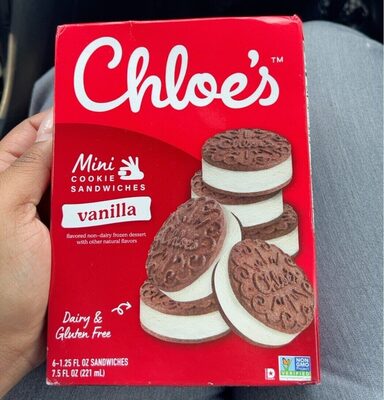 Vanilla mini cookie sandwiches