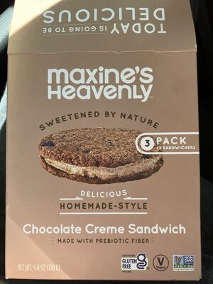 Chocolate Crème Sandwich front packaging