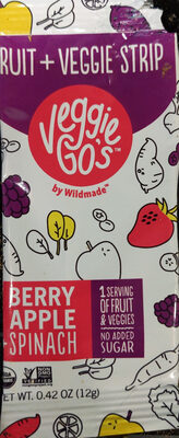 Berry, Apple + Spinach Veggie Go's Strips