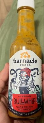 Alaskam bullwhip kelp & piri piri hot sauce