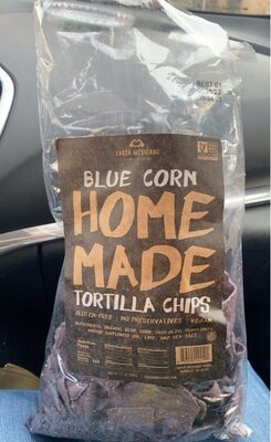 Home Made Blue Corn Tortilla Chips