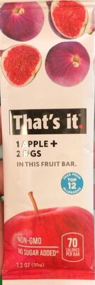 Apple + Fig Fruit Bar