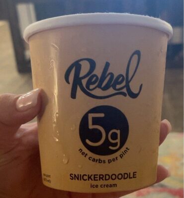 Snickerdoodle ice cream front packaging