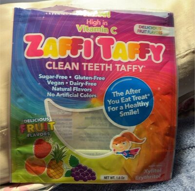Zaffi Taffy front packaging