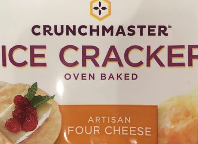 Artisan four cheese rice cracker
