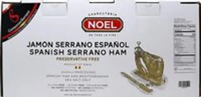 Spanish serrano ham