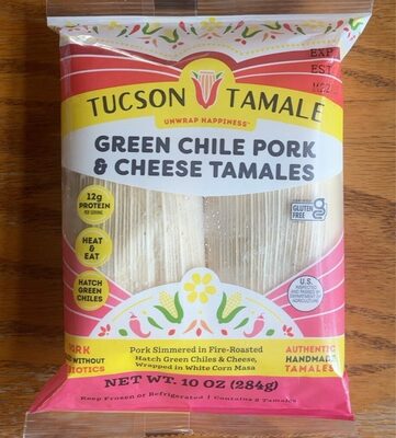 Green Chile Pork & Cheese Tamales