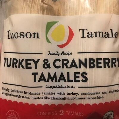 Turquey & Cranberry Tamales front packaging