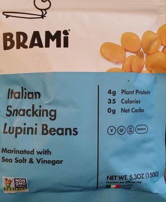 Italian Snacking Lupini Beans, Sea Salt & Vinegar