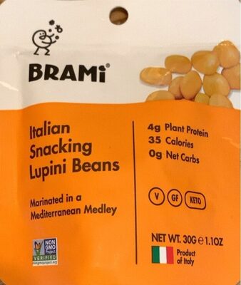 Italian Snacking Lupini Beans, Mediterranean Medley