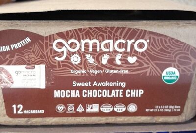 Organic Macrobar Mocha Chocolate Chip