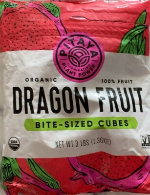 Organic Red Dragon Fruit Cubes