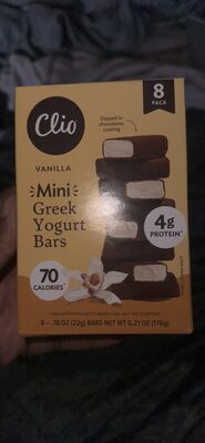 Mini Greek Yogurt Bars