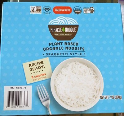 Plant based organic noodles