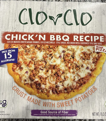 Chick'n BBQ Recipe Vegan Pizza