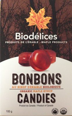 BONBONS AU SIROP ERABLE