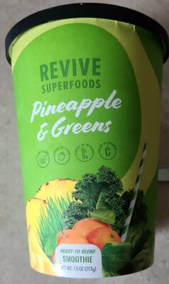 Ananas et légumes verts