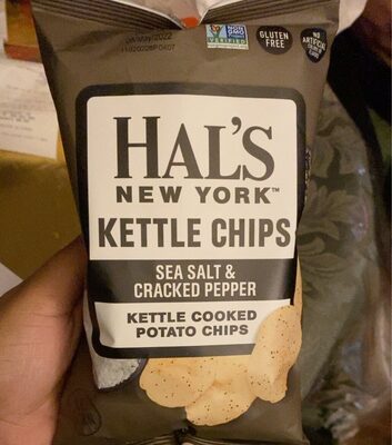 Sea salt & cracked pepper kettle chips