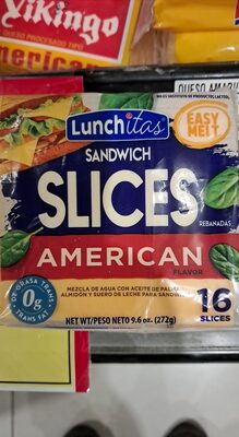 Lunchitas sandwich 16 slices