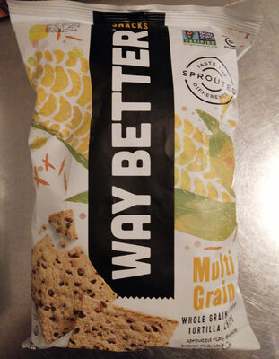 Multi-grain tortilla chips