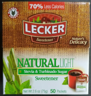 Stevia & Turbinado Sugar Sweetener front packaging