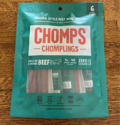 Italian Beef Flavor Grass Fed Beef Snack Sticks