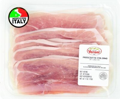 Prosciutto italiano dry cured ham