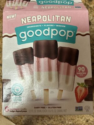 Neapolitan Strawberry Vanilla Fudge Dipped Pops