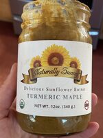 Turmeric maple sunflower butter