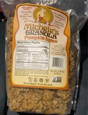 Michele's Pumpkin Spice Granola front packaging