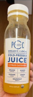 Cold-pressed juice Citrus Cayenne