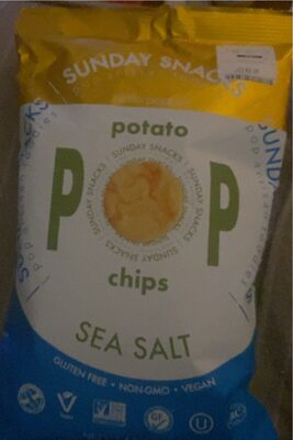Sea Salt Potato Chips front packaging