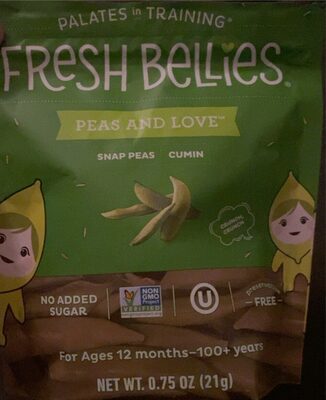 Peas And Love - Snap Pea & Cumin Freeze Dried Snacks