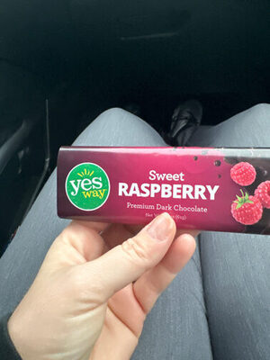 Sweet rasberry dark chocolate