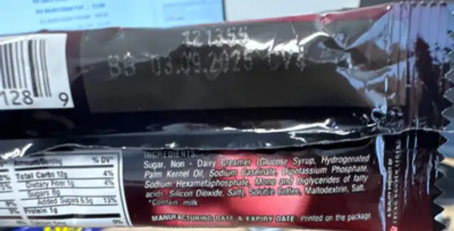 Unknown ingredients label