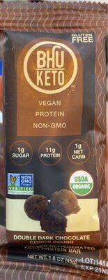 Keto Double Dark Chocolate Cookie Dough Bar