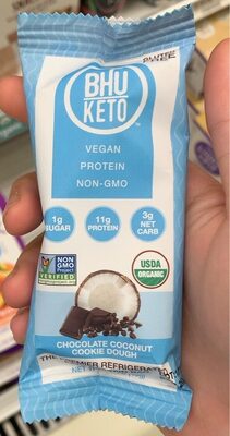 Keto Chocolate Coconut Cookie Dough Bar