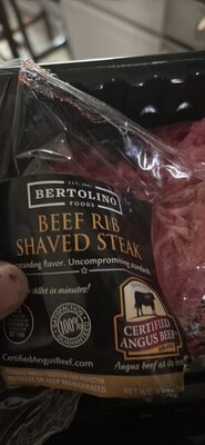 Beef Rib Shaved Steak