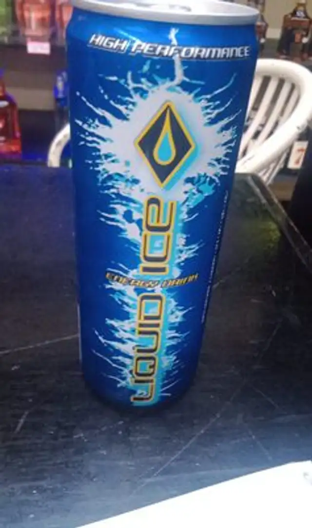 Liquid ice blue