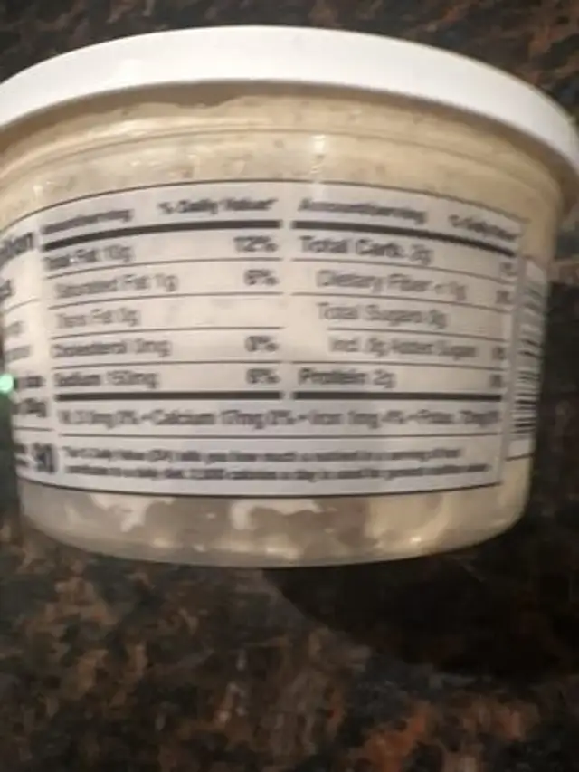 Unknown ingredients label