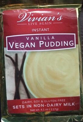 Vegan vanilla instant pudding mix
