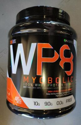 WP8 MYOBOLIC 100% Whey protein fusion front packaging