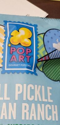 Dill Pickle Vegan Ranch Popcorn front packaging