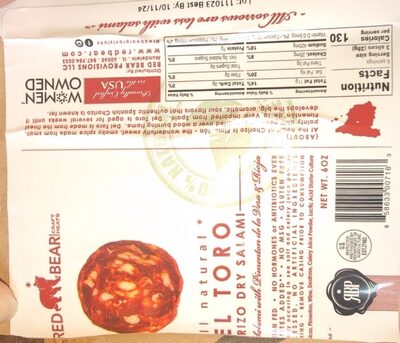 Chorizo Salami