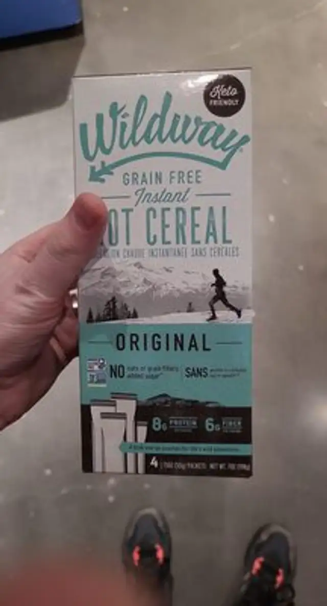 Grain Free Instant Hot Cereal, Original front packaging