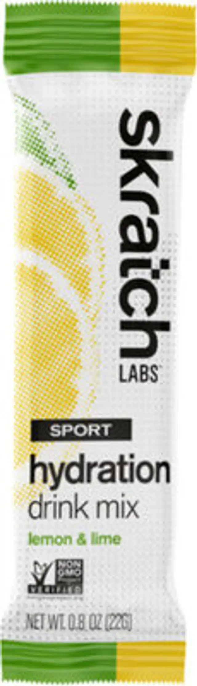 Sport hydration drink mix, lemon & lime front packaging